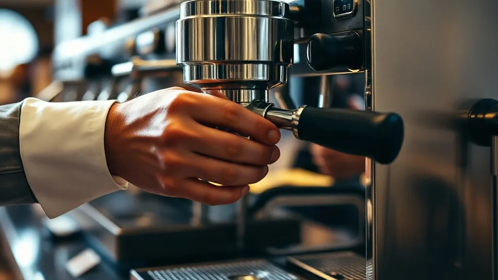 Il bancone di un bar durante il servizio