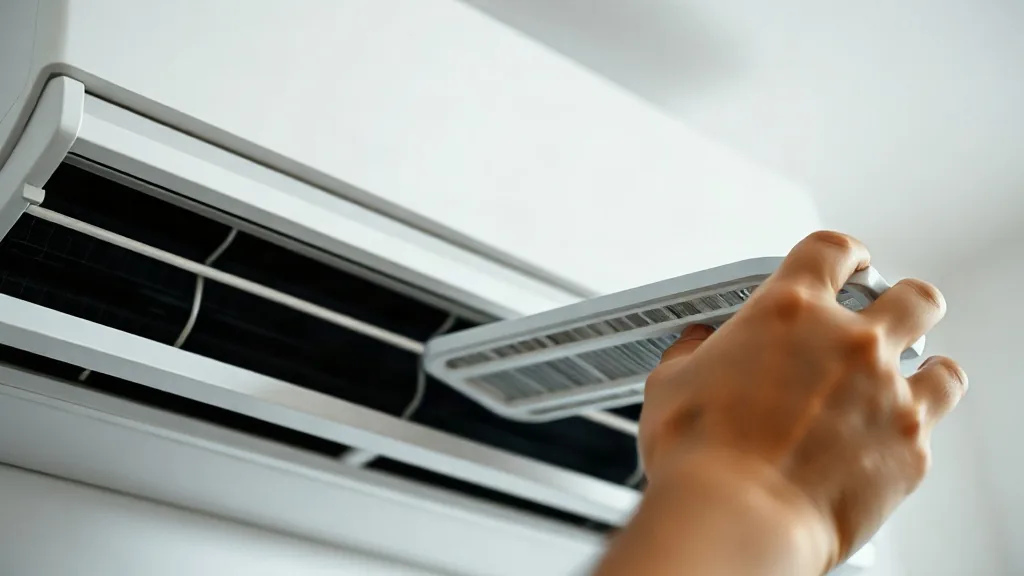 Un tecnico che monta un impianto di climatizzazione