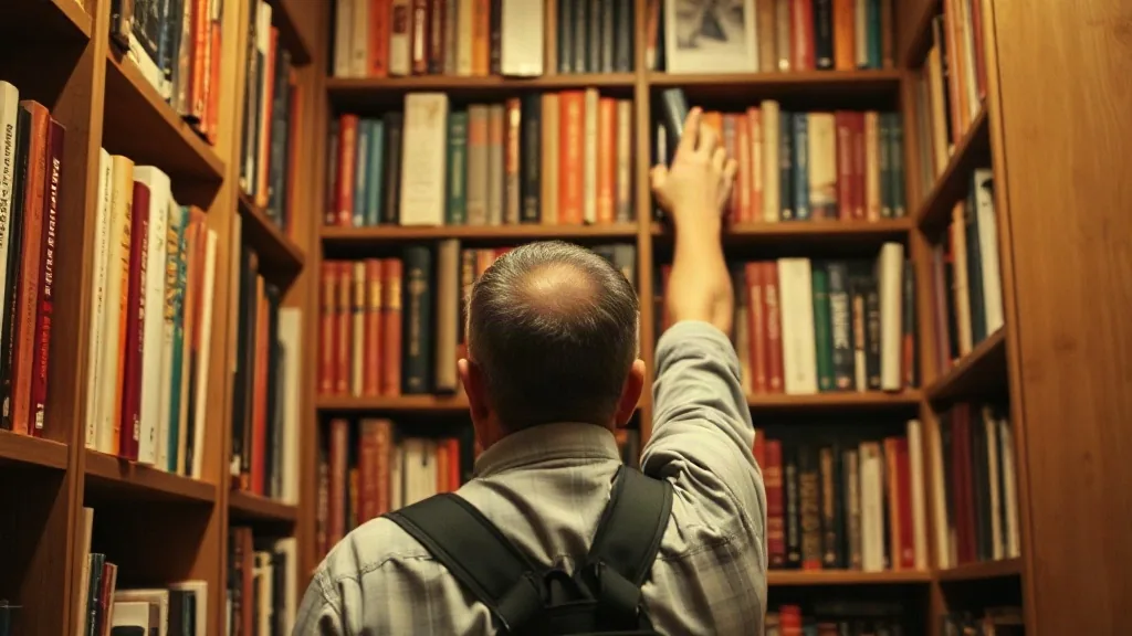Gli scaffali di una libreria con i libri in vista